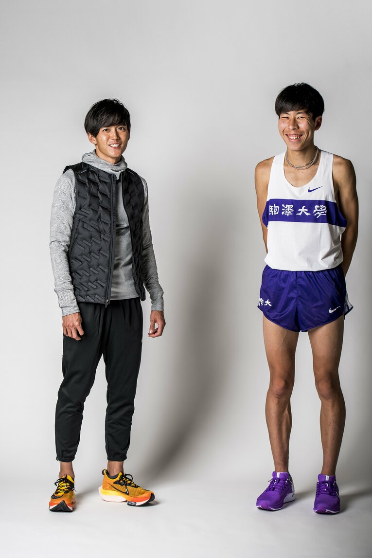 駒大のユニフォームも準備してくれていた田澤　©Asami Enomoto