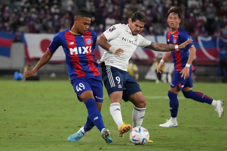 2022年の横浜FM戦　©Etsuo Hara/Getty Images