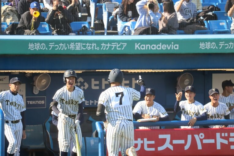 秋大会では日大三や関東一といった強豪を退け東京を制覇　©Genki Taguchi