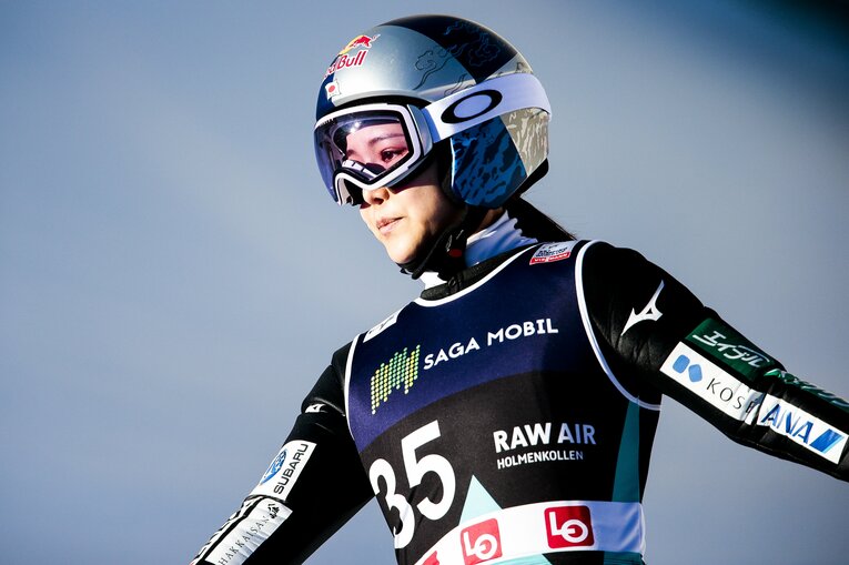 北京五輪のあと、3月のW杯リレハンメル大会とオスロ大会で優勝。しかし、その時点では「競技を続ける決断をしたわけではありませんでした」と明かした　©Getty Images