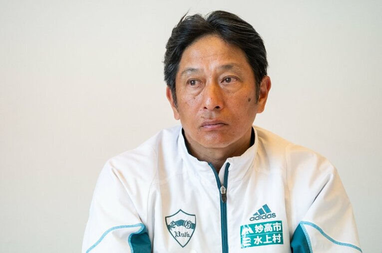 過去11年で8度の箱根駅伝優勝を誇る青学大の原晋監督。2025年の箱根後には、実業団の指導者に向けて厳しいコメントを残した ／ photograph by Nanae Suzuki