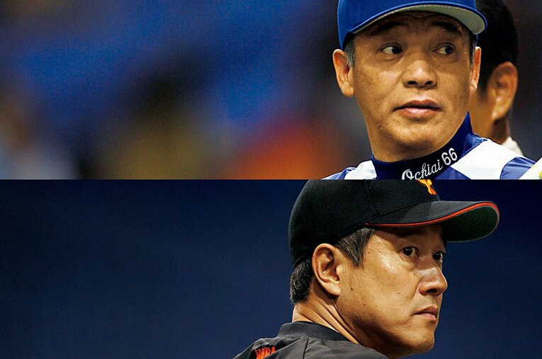 落合が退任する'11年まで続いた6年に及ぶ全面戦争。直接対決のCSを含めた通算成績は落合の83勝71敗3分だった ／ photograph by Hideki Sugiyama