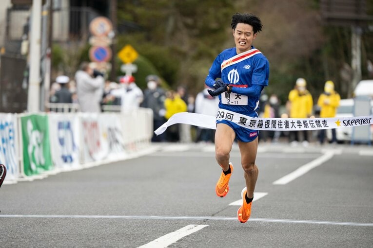 今年の箱根5区2位ながら区間新記録をマークしていた四釜。箱根で活躍した4年が抜け、三浦が最終学年になる　©Nanae Suzuki