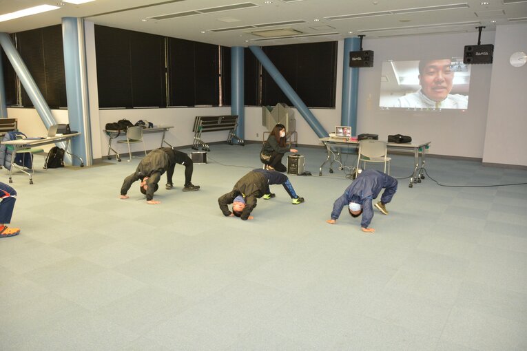 子供たちも実際にやってみた