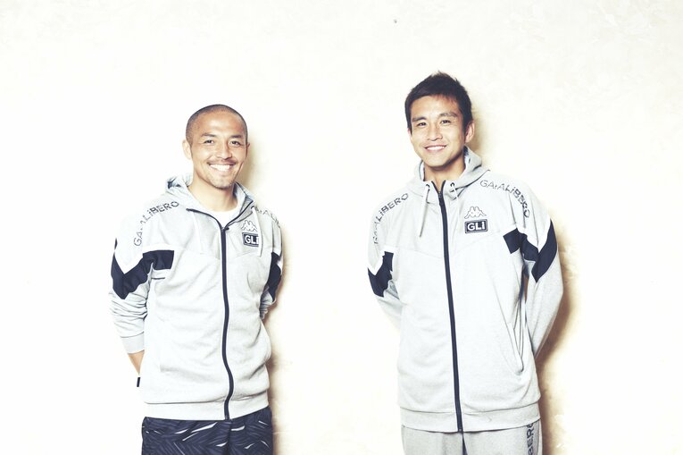 稲本潤一と小野伸二の対談　©Asami Enomoto