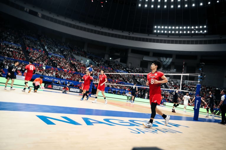 2023年ネーションズリーグ イラン戦　©︎FIVB