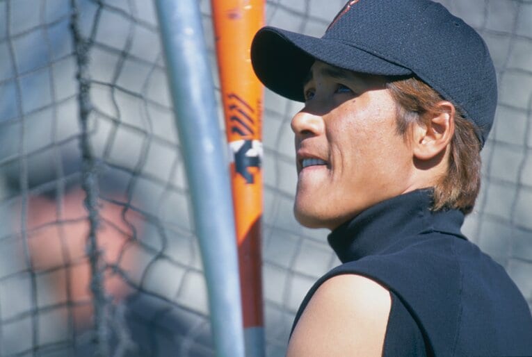 メジャー時代の新庄　©BUNGEISHUNJU