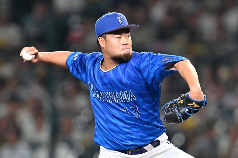 1998年生まれの26歳。2019年ドラフト3位入団。九州学院高校ではヤクルト村上宗隆の2年先輩だった ／ photograph by JIJI PRESS