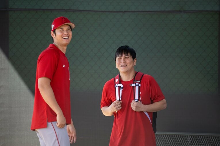 プロ10年目、メジャー5年目（2022年）の大谷翔平　©BUNGEISHUNJU