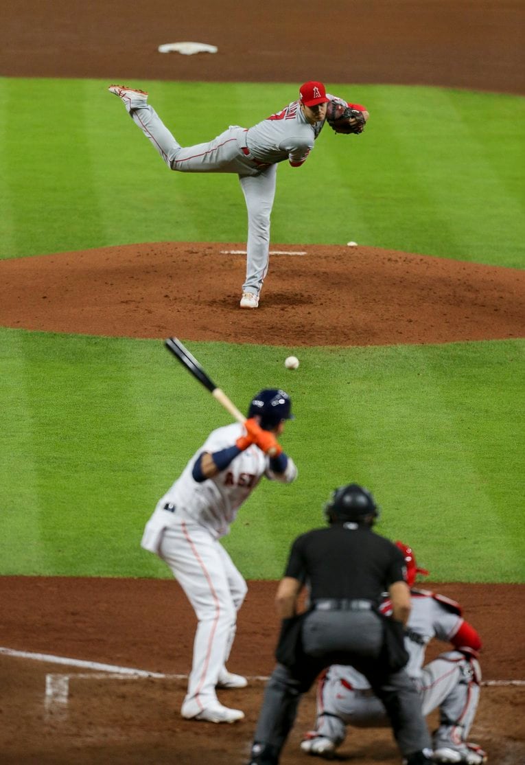 アストロズ打線をねじ伏せた©USA Today Sports/REUTERS/AFLO