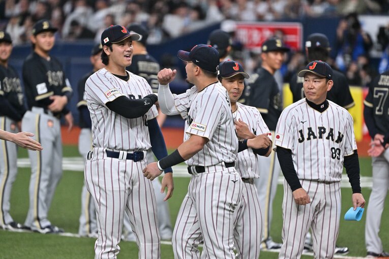 試合前セレモニーで　©Hideki Sugiyama