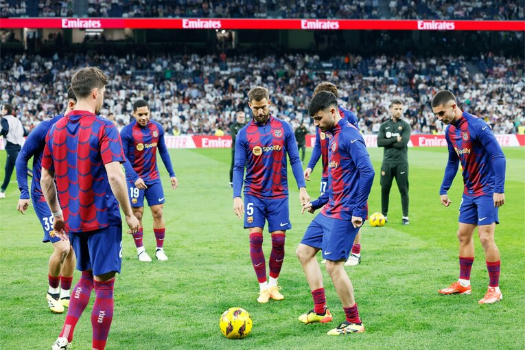 CLで戦列復帰もこの日はベンチとなったペドリ　©Daisuke Nakashima