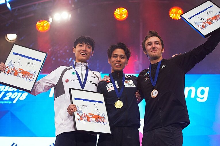 昨年オーストリアで行われた世界選手権。今夏は東京・八王子で開催される。 ／ photograph by Sytse van Slooten - IFSC