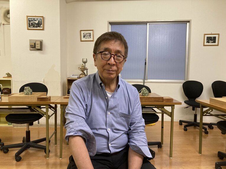 師匠の宮田利男八段　©Hiroki Kakehata