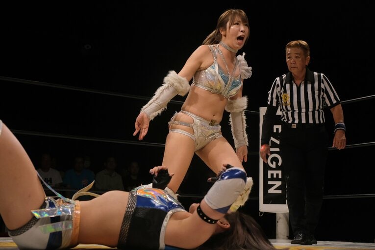 マリーゴールドの女子プロレスラー・桜井麻衣　©Norihiro Hashimoto
