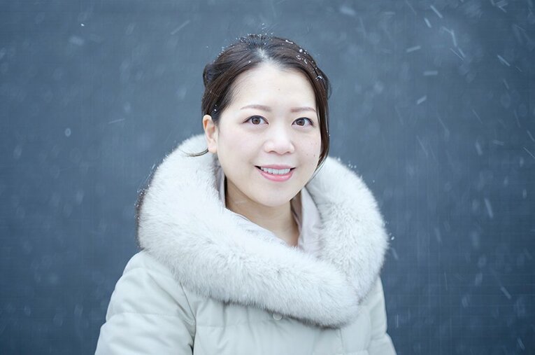 ソチ、バンクーバーの2大会に出場している元フィギュアスケーターの鈴木明子さん ／ photograph by Atsushi Hashimoto