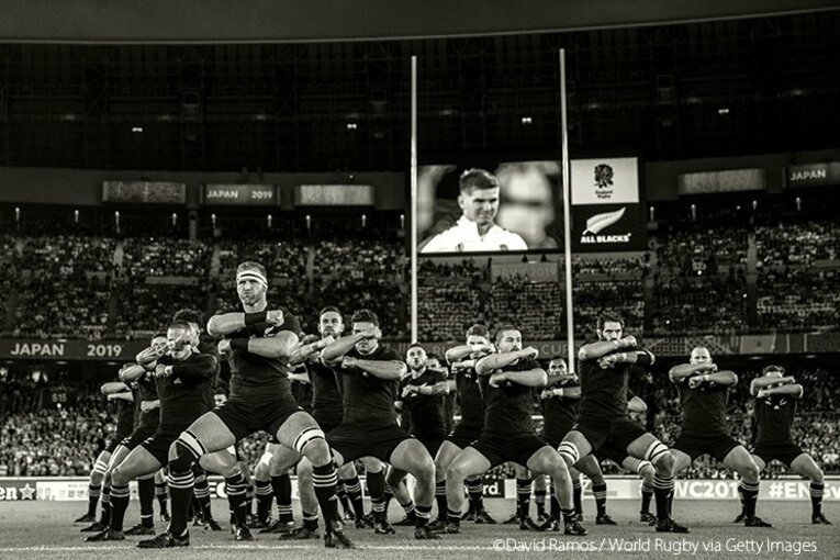 オールブラックス ／ photograph by David Ramos / World Rugby via Getty Images