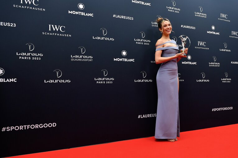 ドレス姿のアイリーン・グー　©Getty Images