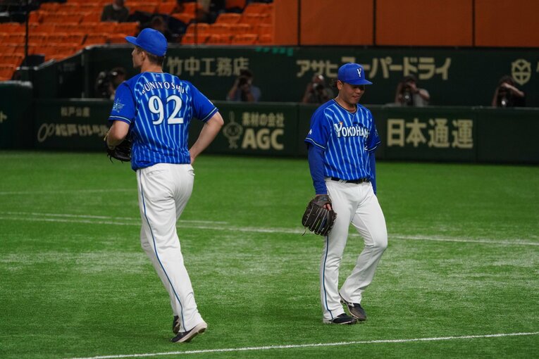 2020年ベイスターズ時代の国吉　©︎Hideki Sugiyama