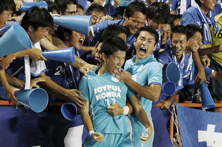 Jリーグ勢をなぎ倒しているサッカー部。彼らの躍進は筑波大の今を象徴するのもかもしれない。 ／ photograph by Kyodo News