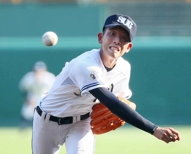 聖心ウルスラ学園高時代の戸郷　©JIJI PRESS