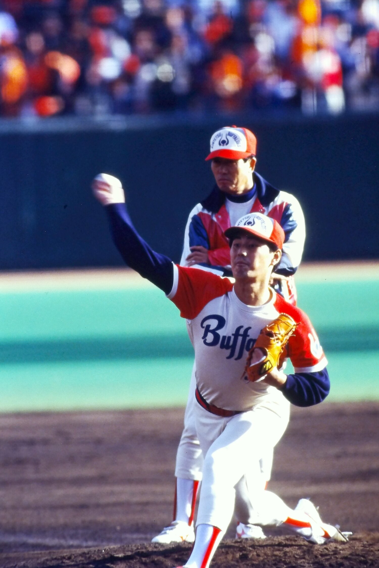 1989年シリーズではやや精彩を欠いていた吉井。ついに日本シリーズ優勝できなかった近鉄にとって、後から考えればこの年は最大のチャンスだったが　©Takahiro Kohara