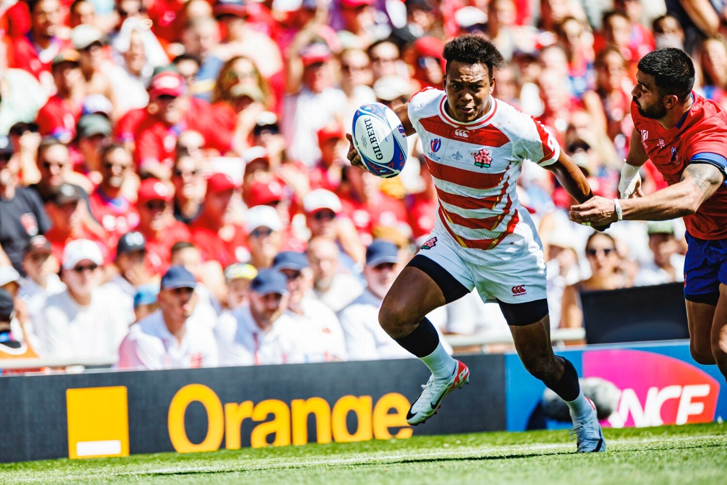 2019年W杯では初戦でハットトリックを挙げるなど、チーム最多となる5トライを挙げた松島幸太朗。イングランド戦での活躍が期待される　©︎Kiichi Matsumoto