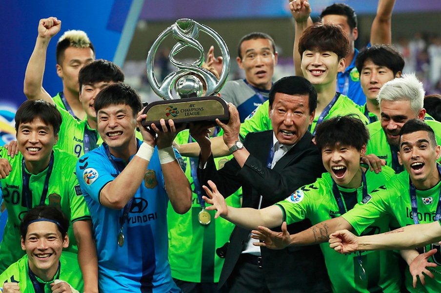 韓国で1強状態、クラブW杯も出場。全北現代の監督に学ぶ組織掌握術。＜Number Web＞ photograph by Yonhap/AFLO
