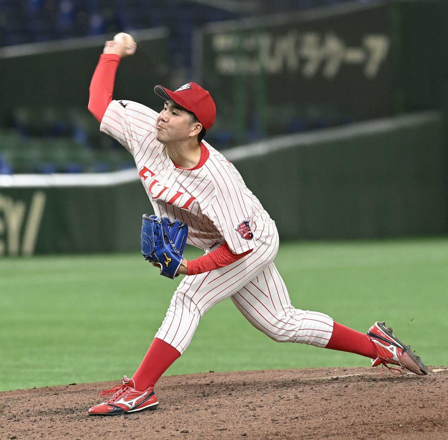 【投手編】2位　金村尚真（富士大〔岡山学芸館高〕・176cm82kg・右投右打）　©KYODO