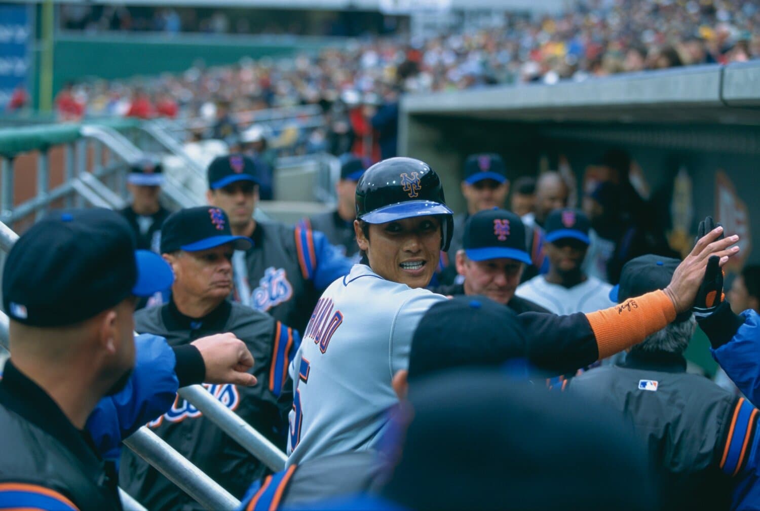 メッツ時代の新庄　©Kazuaki Nishiyama