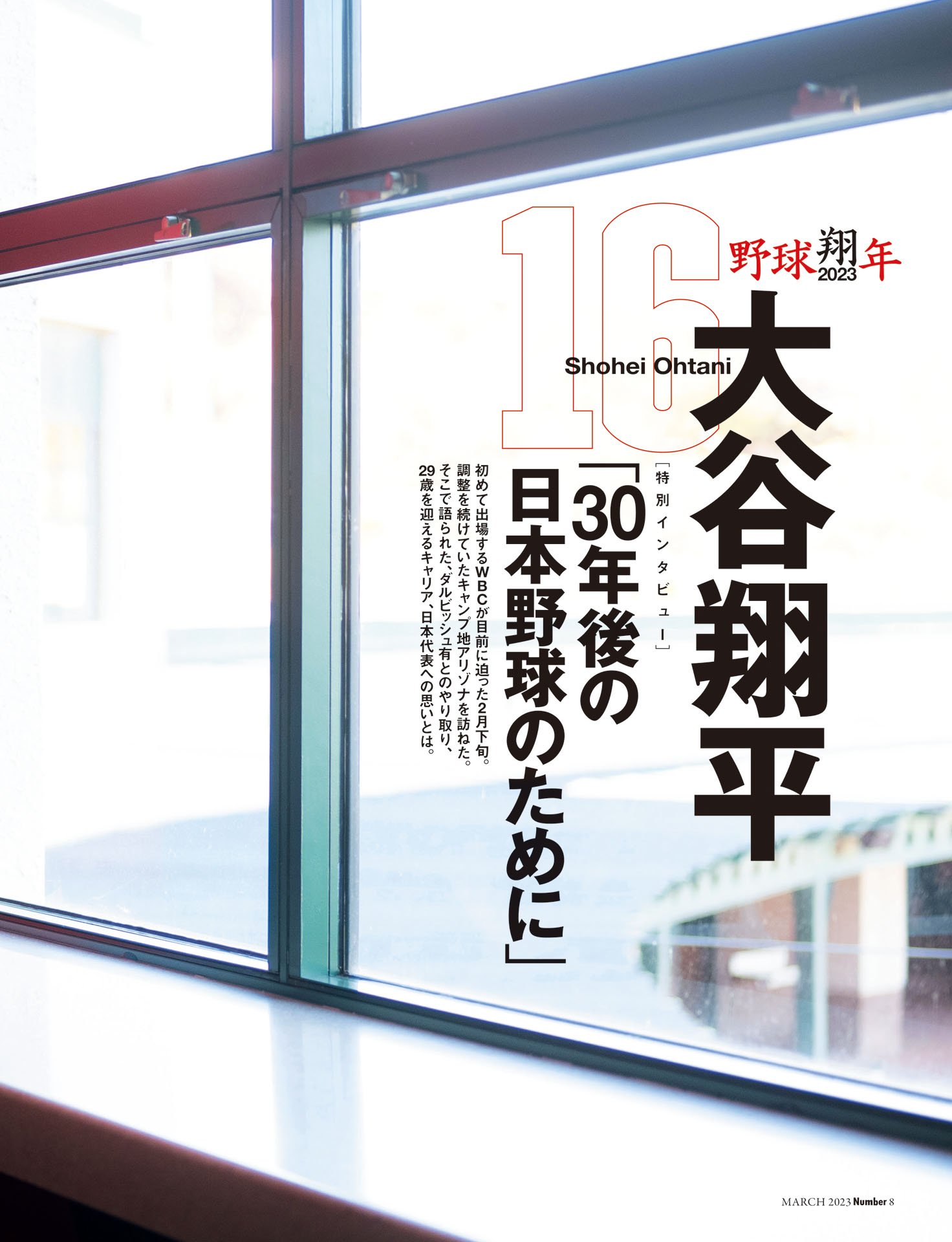 大谷翔平「30年後の日本野球のために」