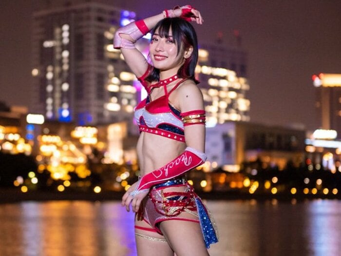 「芸能人に何ができる」批判も…大河出演女優・向後桃が辿り着いた“約束の地”「私はスターダムでプロレスがしたい」《特別グラビア》<Number Web> photograph by Takuya Sugiyama