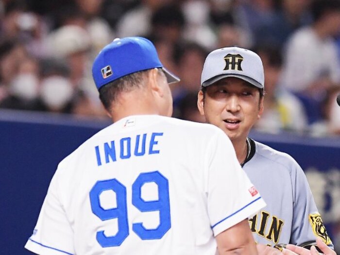 阪神独走…なのに中日だけが7勝5敗の“珍現象”「クインテット分断作戦」成功の井上一樹監督「俺は苦手意識ないよ」と豪語する猛虎封じのキモ＜Number Web＞ photograph by SANKEI SHIMBUN