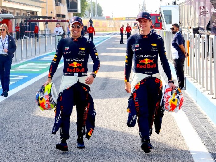 《F1開幕》今年も視界良好のレッドブル&フェルスタッペンが狙う大記録を、フェラーリ&ルクレールは阻止できるか<Number Web> photograph by Masahiro Owari