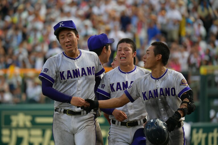 決勝の金足農業戦　　©Hideki Sugiyama