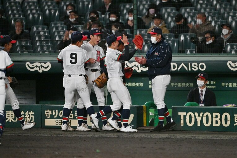 センバツ出場の只見　©Hideki Sugiyama