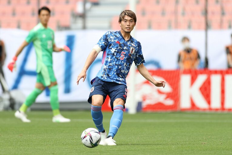 ガーナ戦までは、吉田、冨安につづくポジションをキープしていた町田だったが……　©Masashi Hara