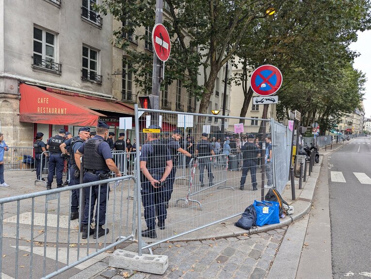 開会式当日のパリ市内　©Yu Saito