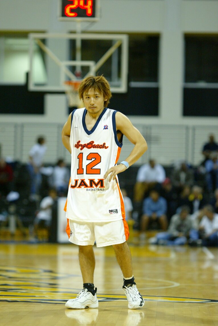 ロングビーチ・ジャム・アルビレックス時代の田臥勇太（2003年）©︎Koji Asakura
