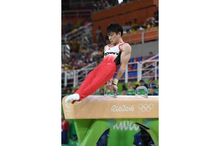 リオ五輪の内村航平 ／ photograph by Asami Enomoto/JMPA