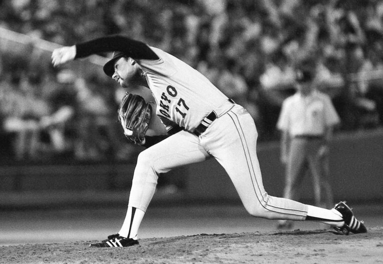 “魔球”スクリューボールを多投したカムストック　©Sankei Shimbun