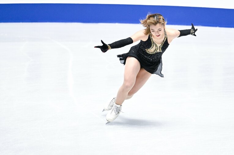 NHK杯、坂本花織のフリー演技　©︎Asami Enomoto