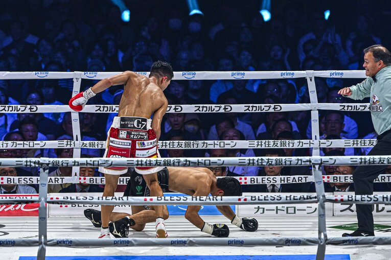 中谷潤人vs.ペッチ・ソー・チットパッタナ（WBC世界バンタム級タイトルマッチ）©Takuya Sugiyama