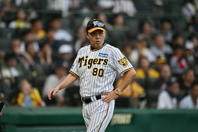 阪神・岡田監督　©︎Hideki Sugiyama