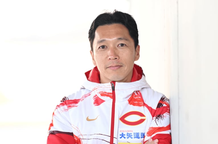 中大・藤原正和監督。2016年の就任から10年が経った ／ photograph by Keiji Ishikawa