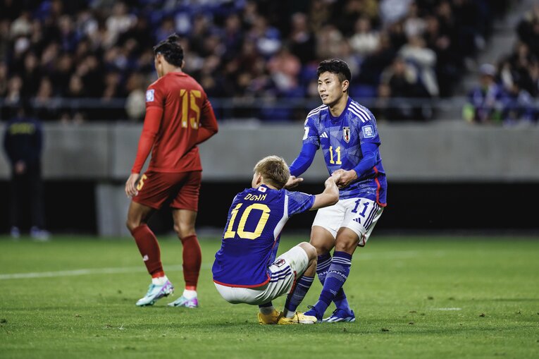 堂安律のダメ押しゴール（3枚目／全3枚）　©Kiichi Matsumoto