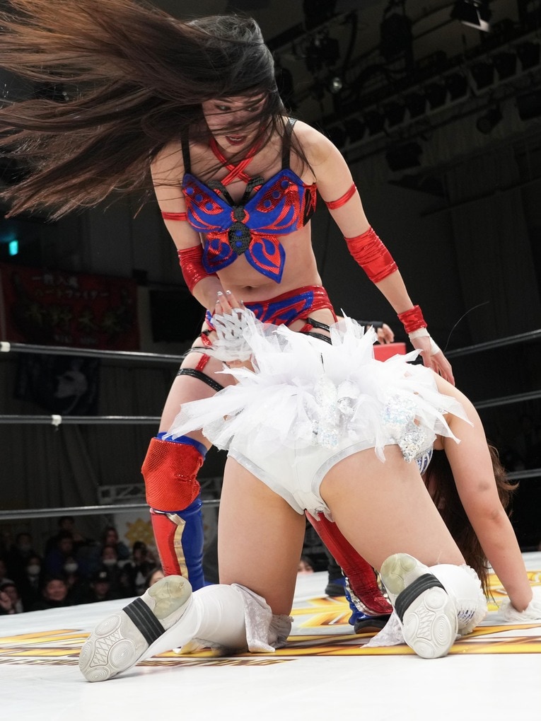 マリーゴールドのプロレスラー・橘渚　©Shiro Miyake