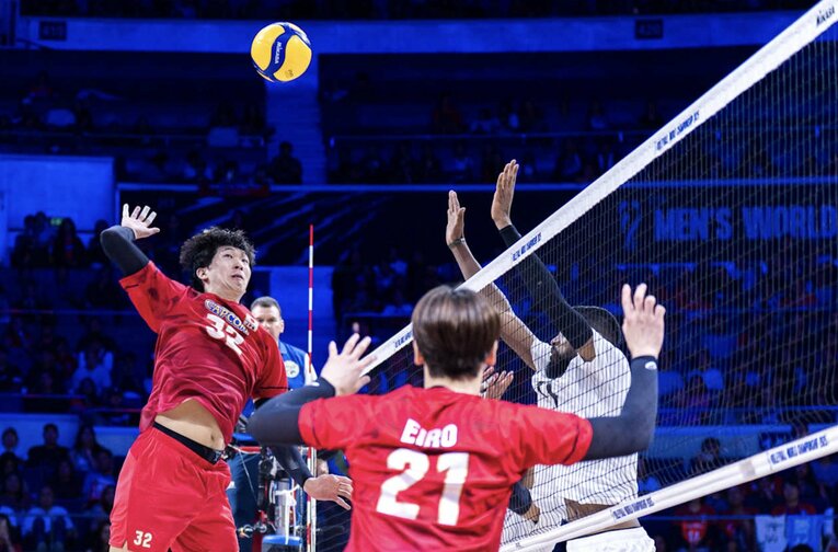 バレーボール世界選手権・リビア戦　©︎Volleyball World