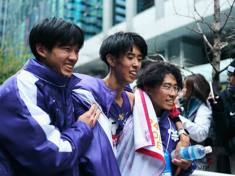 上野監督は不在、選手主体のチームで14位をつかみとった立教大　©Yuki Suenaga