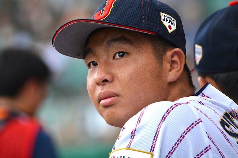 チーム唯一の2年生として高校日本代表に参加した末吉良丞　©Takarin Matsunaga